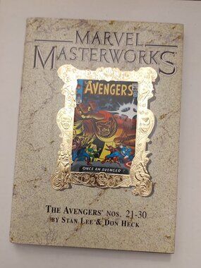 MARVEL MASTERWORKS GOLD FOIL VOLUME 27 AVENGERS REPRINTS 21-30 Cover by Kirby